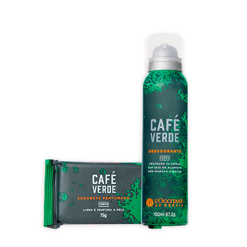 Rotina Banho: Desodorante e Sabonete Café Verde